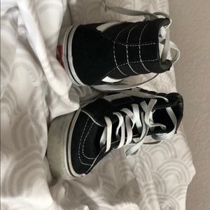 Black high top vans